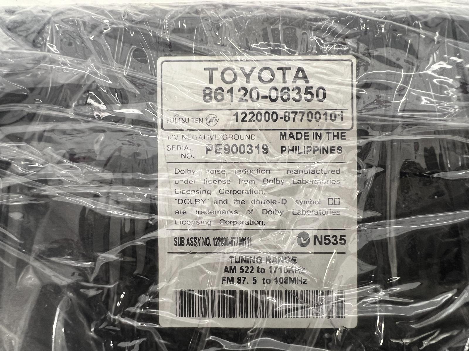View Auto part Radio/Cd/Dvd/Sat/Tv Toyota Aurion 2010