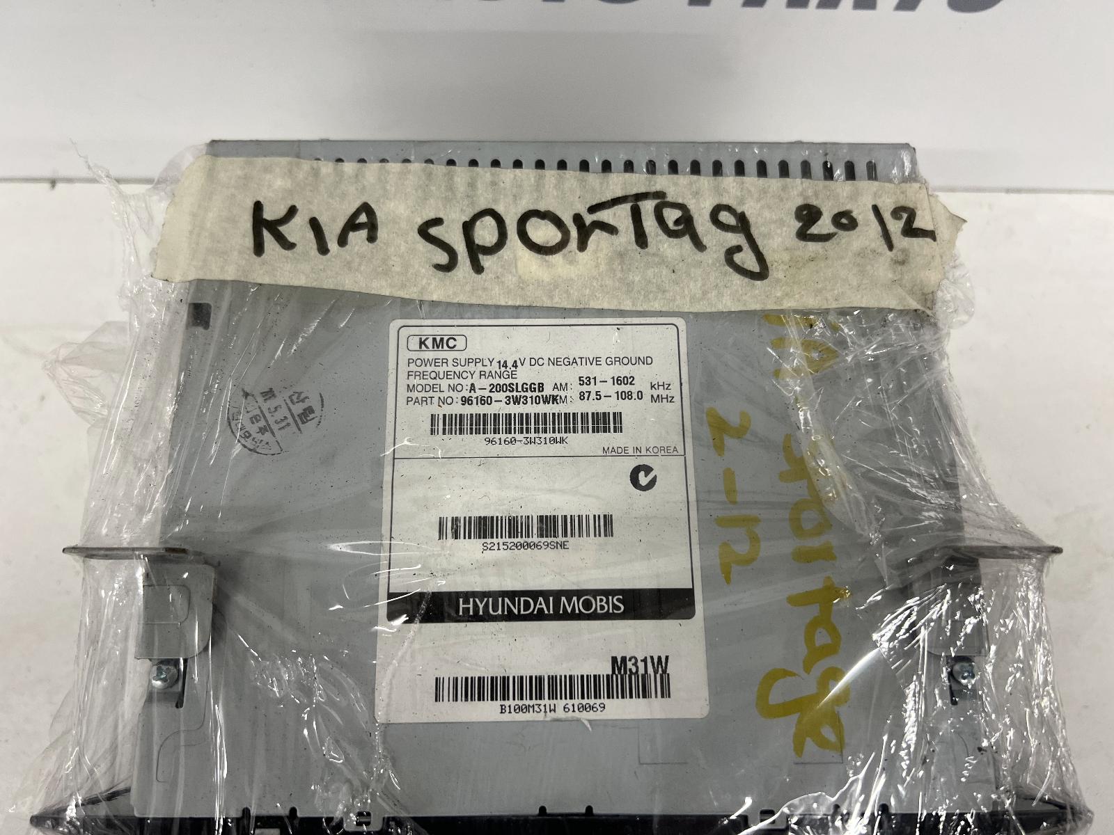 View Auto part Radio/Cd/Dvd/Sat/Tv Kia Sportage 2012