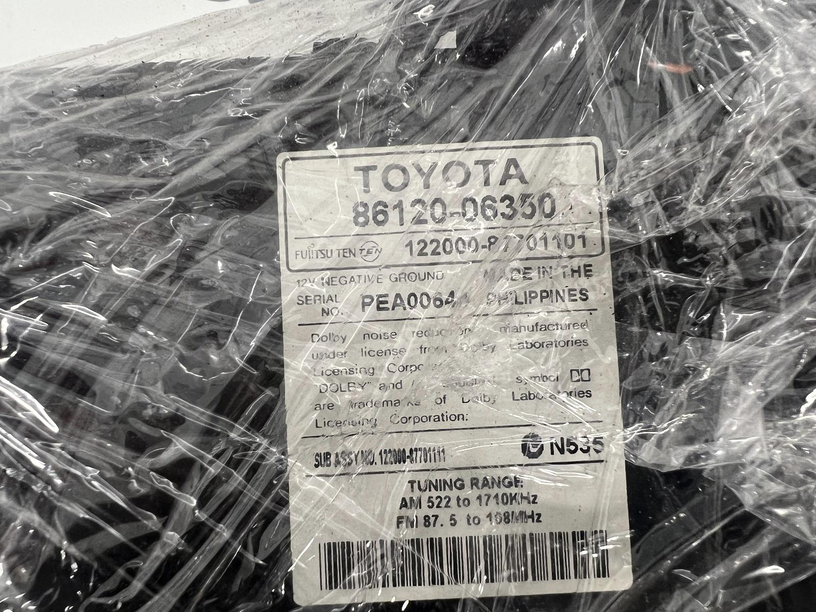 View Auto part Radio/Cd/Dvd/Sat/Tv Toyota Aurion 2011
