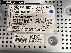 View Auto part Radio/Cd/Dvd/Sat/Tv Holden Trax 2014