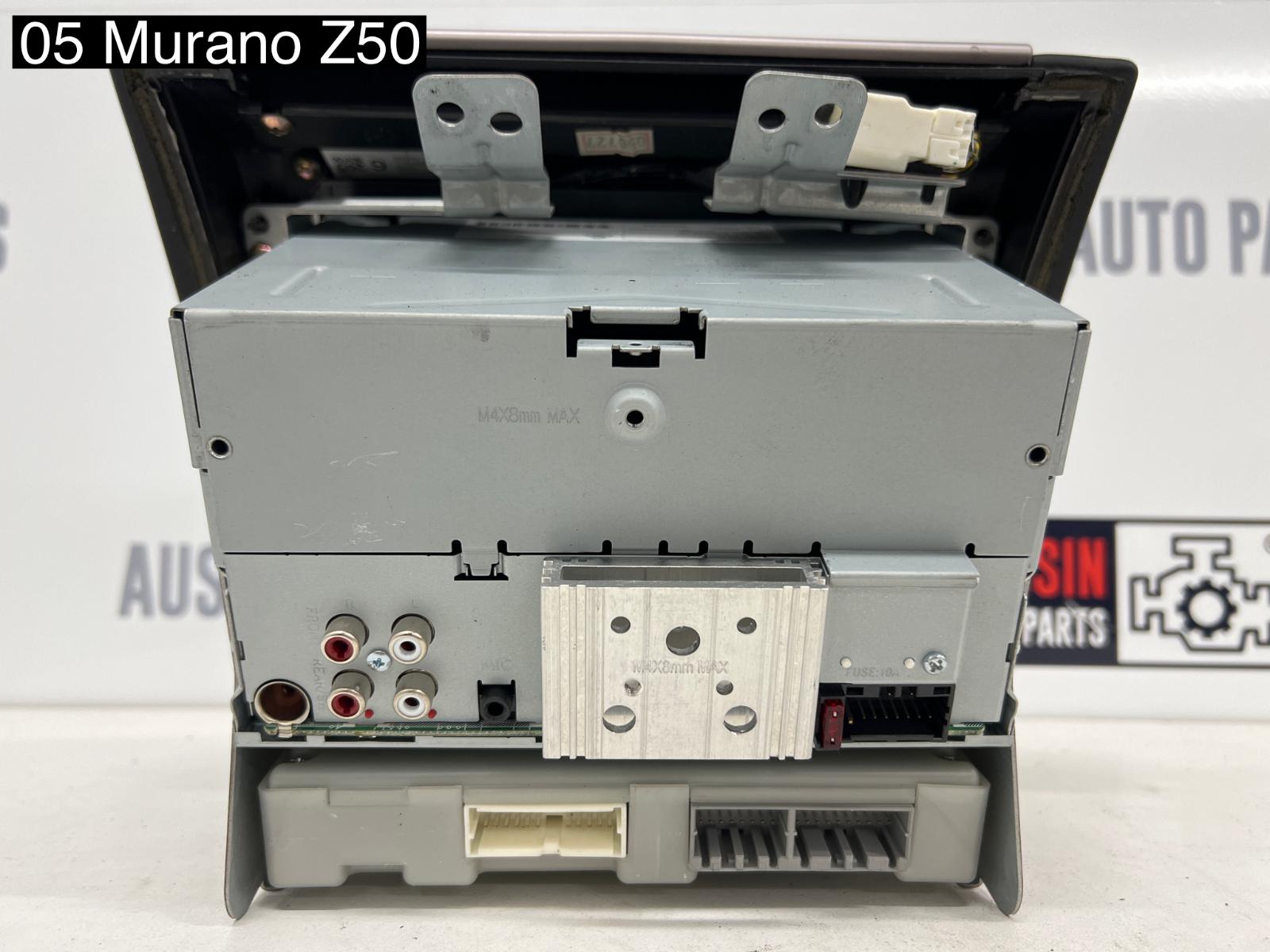 2005 Nissan Murano Radio/Cd/Dvd/Sat/Tv View Auto part Radio/Cd/Dvd/Sat/Tv Nissan Murano 2005